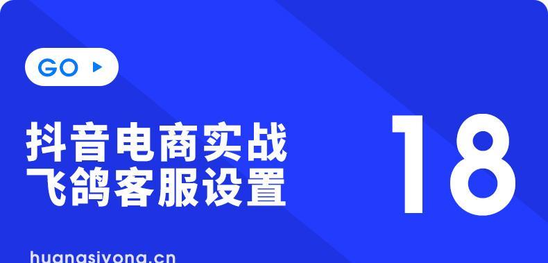 掌握抖音小店飞鸽设置声音为主题的技巧（利用声音打造小店品牌形象）