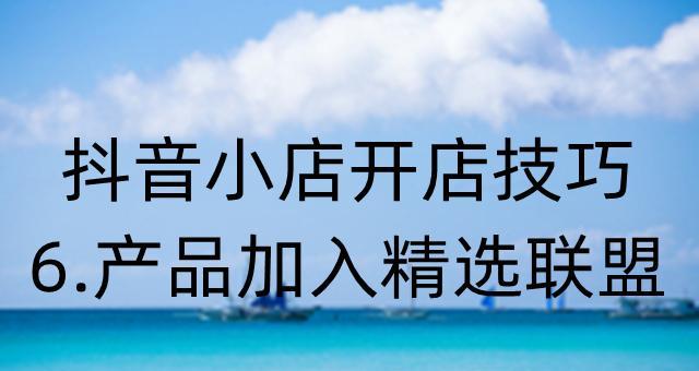 抖音小店与精选联盟的区别（深入解析，让你更了解这两个电商平台的差别）