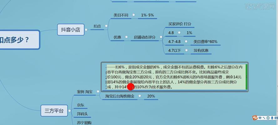 抖音小店佣金抽成多少（深入了解抖音小店的佣金结构）