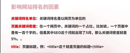 搜索引擎对网页的判断——关键因素分析（掌握搜索引擎对网页判断的技巧）