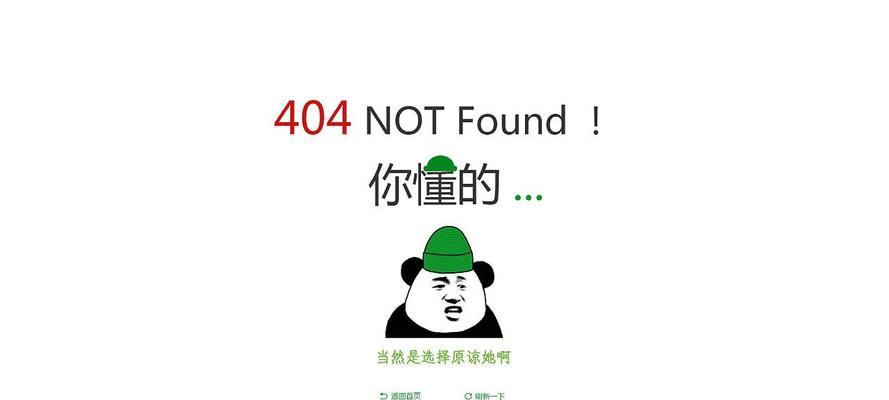 404错误解决方法（排除网站404错误的八种解决方法）