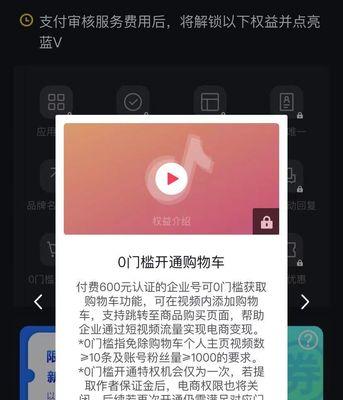 如何开启抖音小黄车权限（详细介绍开通小黄车权限的方法和注意事项）